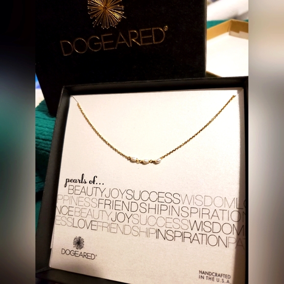 Rice Pearl Necklace NWT DOGEARED. - Picture 2 of 5